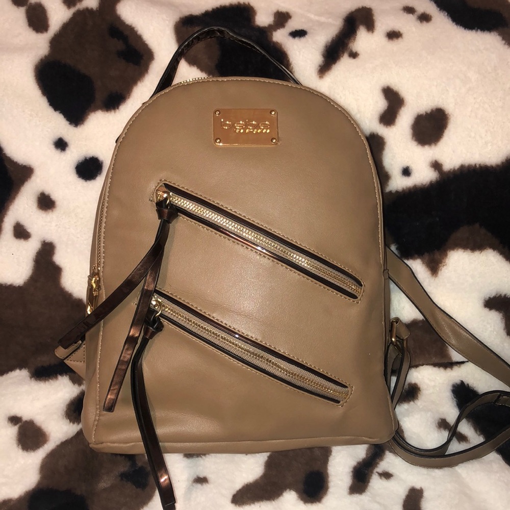 SOLD Tan Bebe Backpack